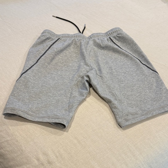 Gray Athletic Shorts with Black Accents - Picture 7 of 11